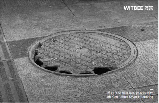 井蓋破損隱患多，智能監(jiān)測及時察(圖1)