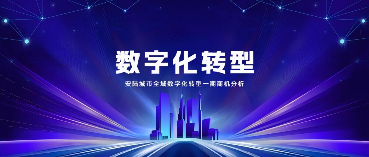7018萬！安陸城市全域數字化轉型一期商機分析(圖1)